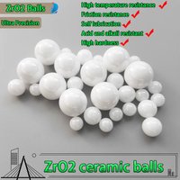 Ultra Precision Zirconia Ceramic Bearing Balls Solid Precision Zirconia Beads High Precision1.588/2.381/3.175/3.969/4/5-25.4mm