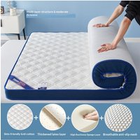 Filler latex non-full latex Latex Mattress Dorm Thick Foldable Foam Student Rental Home Guest Floor Sleeping Pad Double