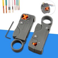 Stripping Pliers Decrustation Wire Cable Tools Stripper Stainless Steel Handy Pocket-Size Multifunctional Coaxial Cable Stripper