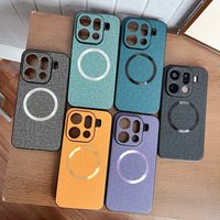 Case For OPPO Find X9 Pro Luxury Magnetic Cloth Pattern Lens Protection Cover For OPPO Find X9 Pro X9Pro Shockproof Bumper