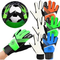 Children's Goalkeeper Glove Latex Goalkeeper Gloves Football Protection Adults Teenager Anti-Slip Football Gloves Soccer Goalie