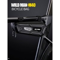 AliExpress WILD MAN M40 Bicycle Triangle Bag Hard Shell Mountain Bike Front Beam Bag Road Bike Front Tube Bag Cycling Equipment