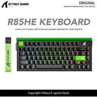 R85HE ATTACK SHARK Rapid Trigger Magnetic Keyboard with Emergency Stop Mode 256K Scan Rate HiFi Five-Layer Filling for E-Sports