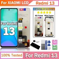100% NEW OEM For Xiaomi Redmi 13 LCD 2404ARN45A Display Screen With Frame Touch Screen Assembly For Redmi 13 LCD Display Screen