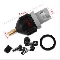 Air Valve Adaptor for SUP Board Inflatable Pump Adapter Paddle Boat Kayak Air Valve Pump Connector Tire Air Compressor Converter
