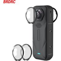 Flymile X5 Premium Lens Guards for Insta360 X5 Camera Accessories HD Optical Tempered Glass Lens Scratch-resistant Protector