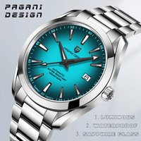 PAGANI DESIGN Business Men A150 Watch 8215 Mechanical Automatic Watch Stainless Steel Waterproof Sapphire Glass Watches For Man