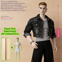 12.6" 1/6 Supermodel BJD MJD Collectible Figure, Realistic Makeup, Fluffy Hairstyle, High Articulation Joint (No Clothe