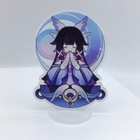 1Pc Anime Game Genshin Furina Venti Xiao Wanderer Beautiful Desktop Signage Acrylic Game Peripherals Gifts for Boys and Girls