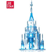 Explosive building blocks toy new large building blocks assemble DIY ice castle JJ9025