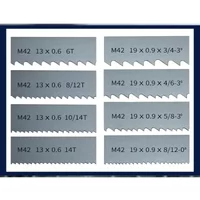 M42 Bi-Metal 1/2" Band Saw Blades. 1400 1140 1790 2240 x 13mm With 6, 14Tpi Bandsaw Blade Cutting Hardwood, Metal.
