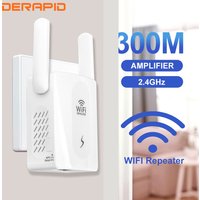 Répéteur WiFi 300Mbps, amplificateur d'extension, Booster WiFi, Signal Wi-Fi 802.11N, longue portée, Point d'accès sans fil, répéteur, ensemble facile
