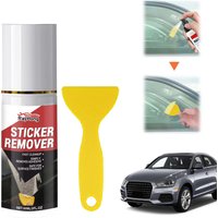 Powerful Automotive Adhesive Remover Spray Dissolves Sticky Tap Glue Decal Residue from Car Glass Metal Plastic Includes Tools
