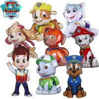 8pcs Paw Patrol Themed Balloon Party Decoration Supplies Rescue Dog Chase Rubble Aluminum Foil Balloon Childrens Birthday Gift