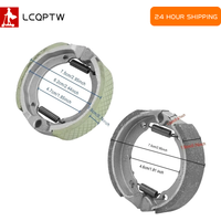 Wear-Resistant Drum Brake Pads Mulan 50 for Segway Ninebot MAX G2 G30 G30L Electric Scooter Replacement Brake Shoes Parts