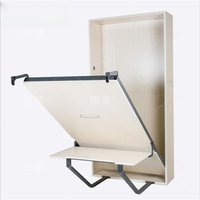 Invisible bed with desk Invisible wall is turning over Wall Invisible bed Murphy bed Hardware accessories Folding frame