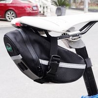 AliExpress NONE Bicycle Saddle Bag Rainproof Reflective Safety Shockproof Bike Seatpost Rear Tail Bag with Tire Lever Storage outdoor Bike MTB