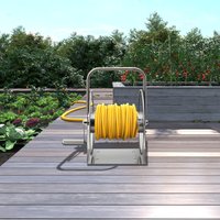 Portable Garden Hose Holder Reel Rack Kit Heavy Duty Water Hose Storage Rack with Handle