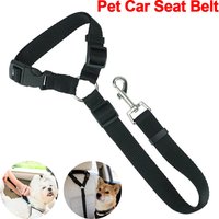 KEBIDUMEI Pet Car Seat Belt Car Tether Safety Leash Backseat Safety Belt Adjustable Nylon Vehicle Pet Restraint Auto Accessories