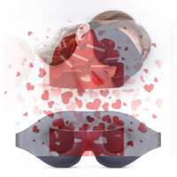 【WA】3D Mask for Sleep Eye Mask Lights Blockout Soft Padded Sleeping Fabric Cover Shade Blindfold Eyepatch