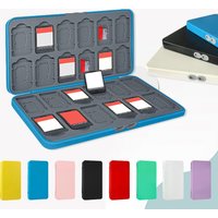 Game Card Box Holder Storage Box, 24 Game Slots and 24 Micro Sd Card Slots, Suitable for Switch Lite/Oled