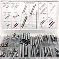 200pcs/set 20 Popular Sizes Spiral Galvanized Extended Compressed Spring Assortment Kit Box Set L=10 - 79.5mm