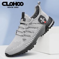 CLOHOO-en's Lightweight Knit Joggers - Breathable Road Running Shoes & Comfortable Daily Walking Sneakers.