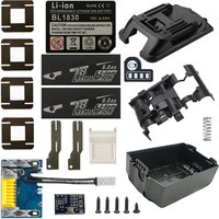 Li-ion Battery Case Box Charging Protection Circuit Board BSM PCBA For MAKITA 18V BL1830 6.0Ah LED Lithium Ion Battery Indicator