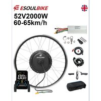 AliExpress ESOULBIKE Hub Motor Conversion 52V 2000W Ebike Kit Wheel Rear Dirve Electric Bicycle Conversion Kit 26 27.5 28 29 700C For MTB