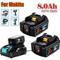 Genuine With Charger BL1860 Rechargeable Battery 18V 12000mAh Lithium Ion for Makita 18v Battery BL1850 BL1880 BL1860B LXT400