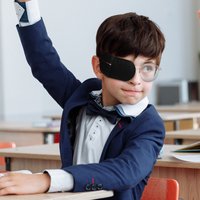 12Pcs Glasses Eye Patches Protective Non Woven Fabric Reusable Lazy Eye Patch for Amblyopia Vision Improvement