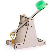 DIY Wooden Catapult Model Kit Educational Science Assembly Building Blocks Children's Puzzle Toys Physics Experiment Games