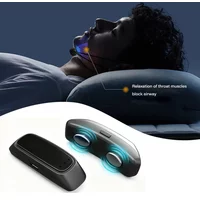 1pc Electric Throat Anti-Snoring Device EMS Pulse Stop Snore Sleep Instrument Hanging Ear Anti-Snoring Device Snoring Corrector