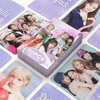 92pcs/set Album peripheral photo card Korean Girl Group Peripherals Delulu Pack Collectible Photo Cards LOMO Cards fan Gifts