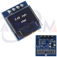 0.49 Inch OLED Display LCD Module White 0.49" Screen 64x32 I2C IIC Interface SSD1306 Driver for Arduino AVR STM32 YANXD
