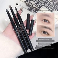 Ultra-fine Double-ended Eyebrow Pencil Micro-blade Eye Brow Pen with Brush 3D Wild Eyebrow Pen Non-smudging Eye Brow Tinted