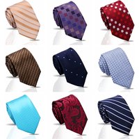 Men's Tie Brand New Fashion Blue Necktie Green Orange Copy Silk Gravatas For Men Paisley Floral Fit Wedding Workplace Slim Dots