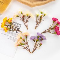 10/20pcs Artificial Flower Home Bonsai Wedding Wreath Bridal Bouquet Festival Decoration Diy Gift Scrapbook Clearance Accessory