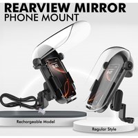 Electric Bike Phone Mount with Sunshade, Rain Protection, UV Protection Delivery Riding Motorcycle Sun Visor Phone Holder