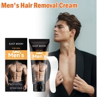 Men's Hair Removal Cream with Scraper Gently Painless Soothing Fast Acting Depilatory for Body Chest Back Legs Underarms