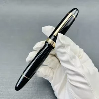 Luxury Montefiore German Design Brass Metal Ballpoint Pen 0.5-0.6mm Black Schmidt Refill Rollerball Pen Writing Stationery