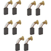 10Pcs Carbon Brush for Rotary Hammer Drill Angle Grinder Circular Saw Motor for CB-100 CB-102 CB-103 CB-105 CB-106 15x10x6mm