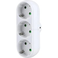 EU Plug Wall Electrical Socket Extender 1 to 3 Way European Conversion Plug German Standard Multiple Adapter for Home Office