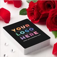 Customize your logo with high-end black cards, as well as personalized cards, business cards and thank-you cards.