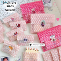 โHeart-Shaped Bubble Mailer Padded Envelopes,Cute Pink Bubble Wrap Shipping Bags for Small Business & Gift Packaging