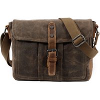 New Men Retro Messenger Bags Casual Canvas Waterproof Simple Shoulder Bag Cross Section Oil Wax Bag