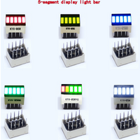 10PCS 5 Segment Bar Graph LED Display Module Ultra Bright Multi-color Red Green Blue Yellow White Colors Bar-Graph Module DIY