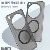 Fashion Ultra Slim Translucent Wave Pattern Magnetic Case For OPPO Find X9 Ultra X9 Pro for Magsafe Anti-drop Full-protect Cover