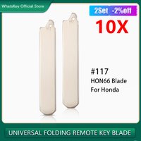 10Pcs/Lot Original Key Blade Folding KD JMD Car Key Blank Blade #117 For Honda Accord Fit Odyssey CRIDER City Civic 2014 G Type