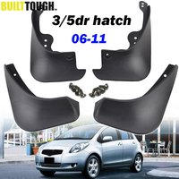 Mud Flaps For Toyota Yaris Hatchback Hatch 2005-2011 Vitz Daihatsu Charade Mudflaps Splash Guards Mudguards 2006 2007 2008 2009